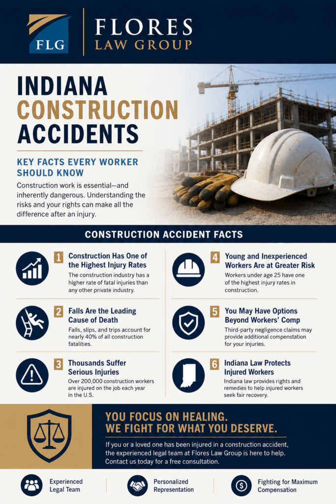 Indiana Construction Accident Infographic
