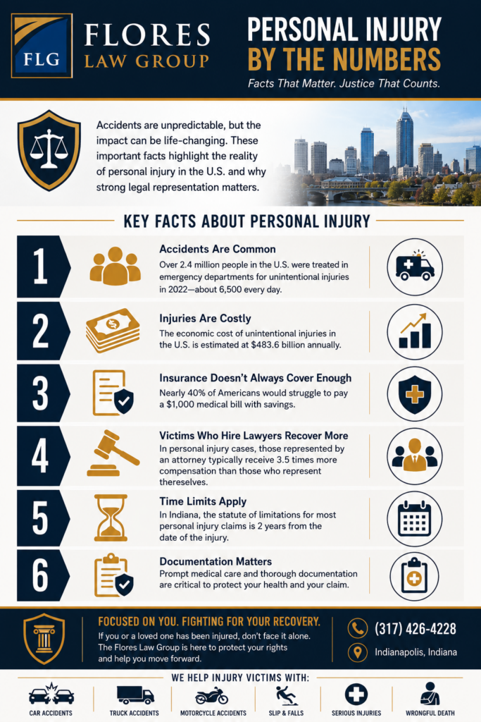 Indianapolis Personal Injury Infographic